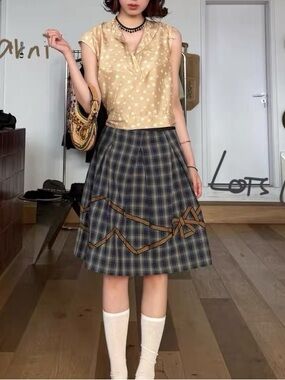 Marni vintage polka dot silk blouse XS